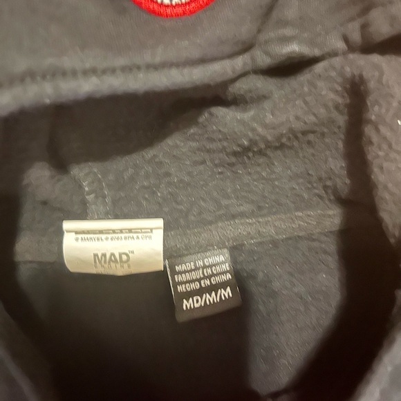 Marvel Spiderman Miles Morales Zip-Up Hoodie - Picture 2 of 2